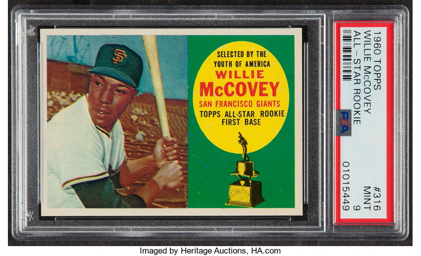Willie McCovey rookie card