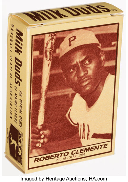 Roberto Clemente Milk Duds baseball card