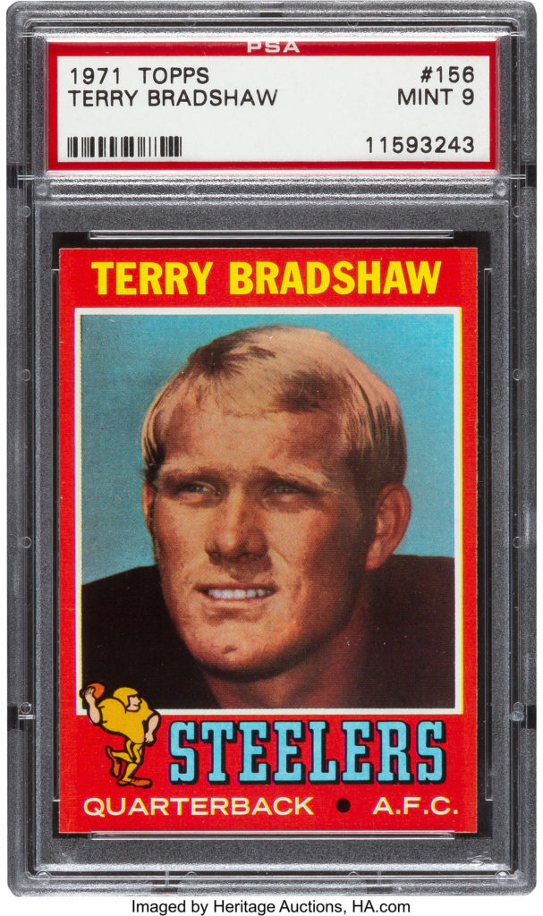 Terry Bradshaw rookie card