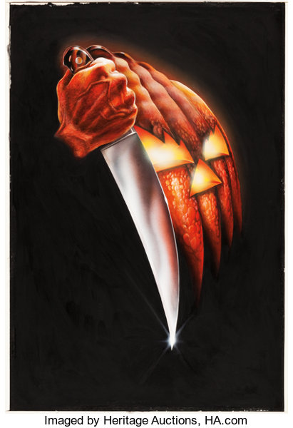 Halloween original art for Halloween movie poster