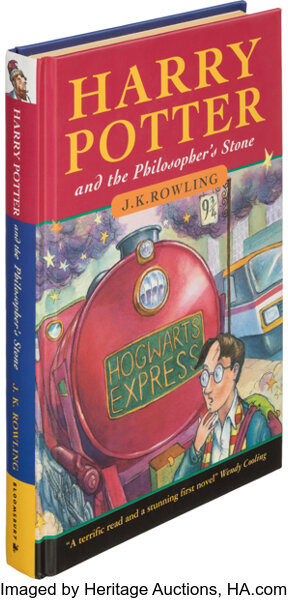Harry Potter first edition novel