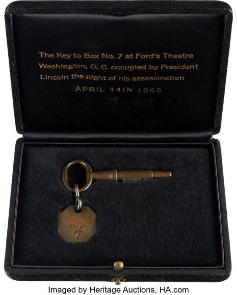 Lincoln's key to Ford Theater box