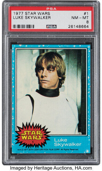 1977 Topps Star Wars Luke Skywalker