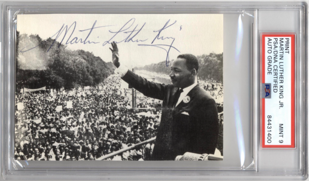 MLK Signed Print