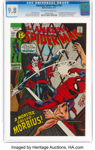 Morbius First Appearance in comic books 