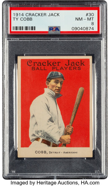 1914 Cracker Jack Ty Cobb